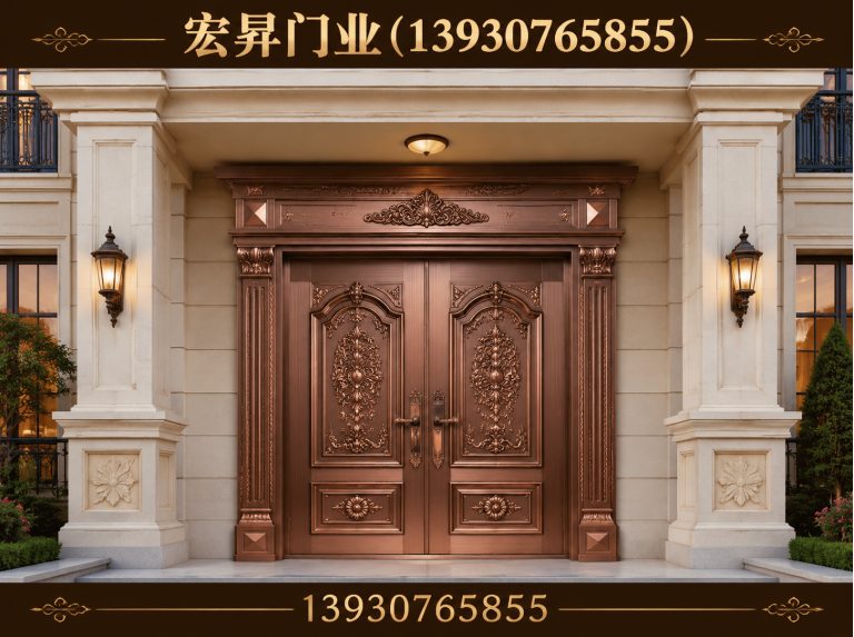 河北铸铝门展示图